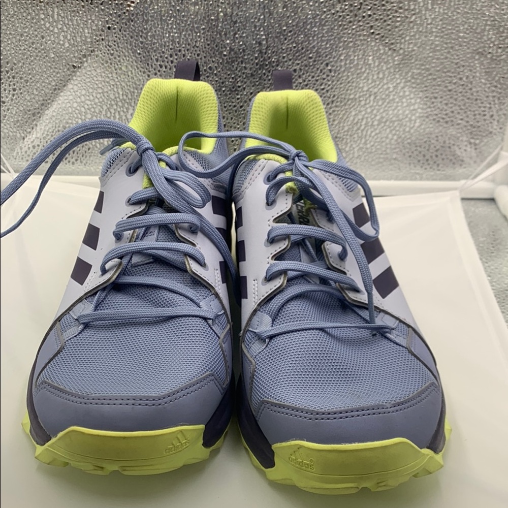 Adidas Women’s 9.5 Terrex All Terrain with Traxion Sole Blue and Yellow Shoes